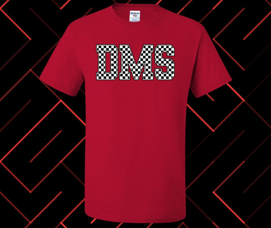 DMS (DeQuincy) Checker Graphic Tee
