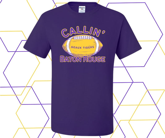 Callin' Baton Rouge (straight text) Graphic Tee