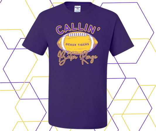 Callin' Baton Rouge (script text) Graphic Tee
