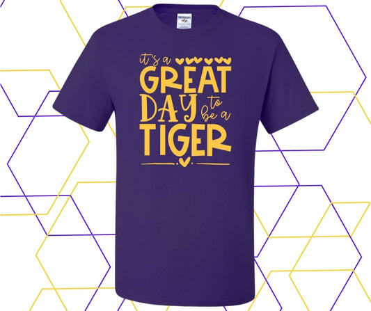 It's A Great Day To Be A Tiger (Gold) Graphic Tee