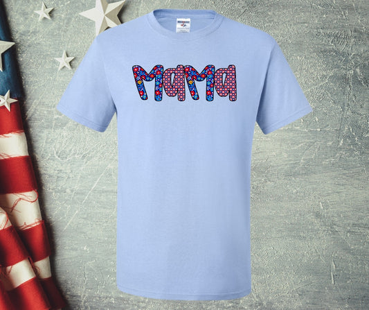 USA Mama Graphic Tee
