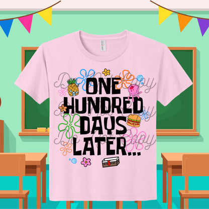 100 days later Spongy Inspired Tee