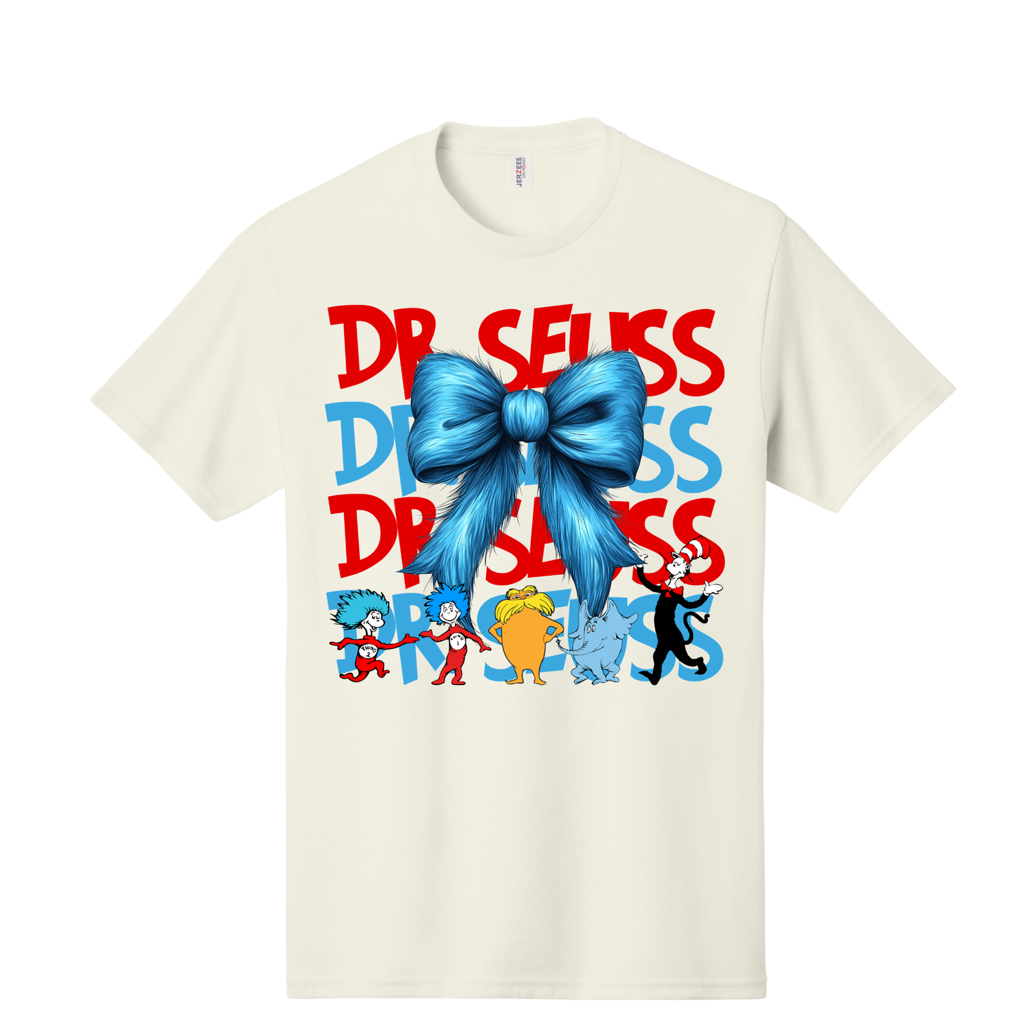 Dr Suess Coquette Furry Bow Tee