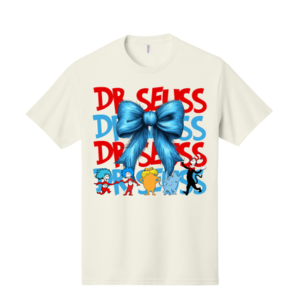 Dr Suess Coquette Furry Bow Tee