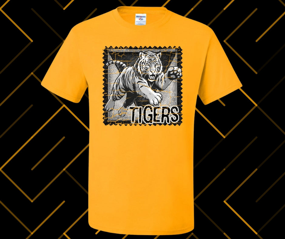 Tiger Stamp Graphic Tee & Sweatshirt