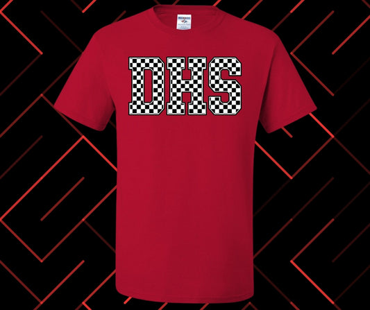 DHS (DeQuincy) Checker Graphic Tee