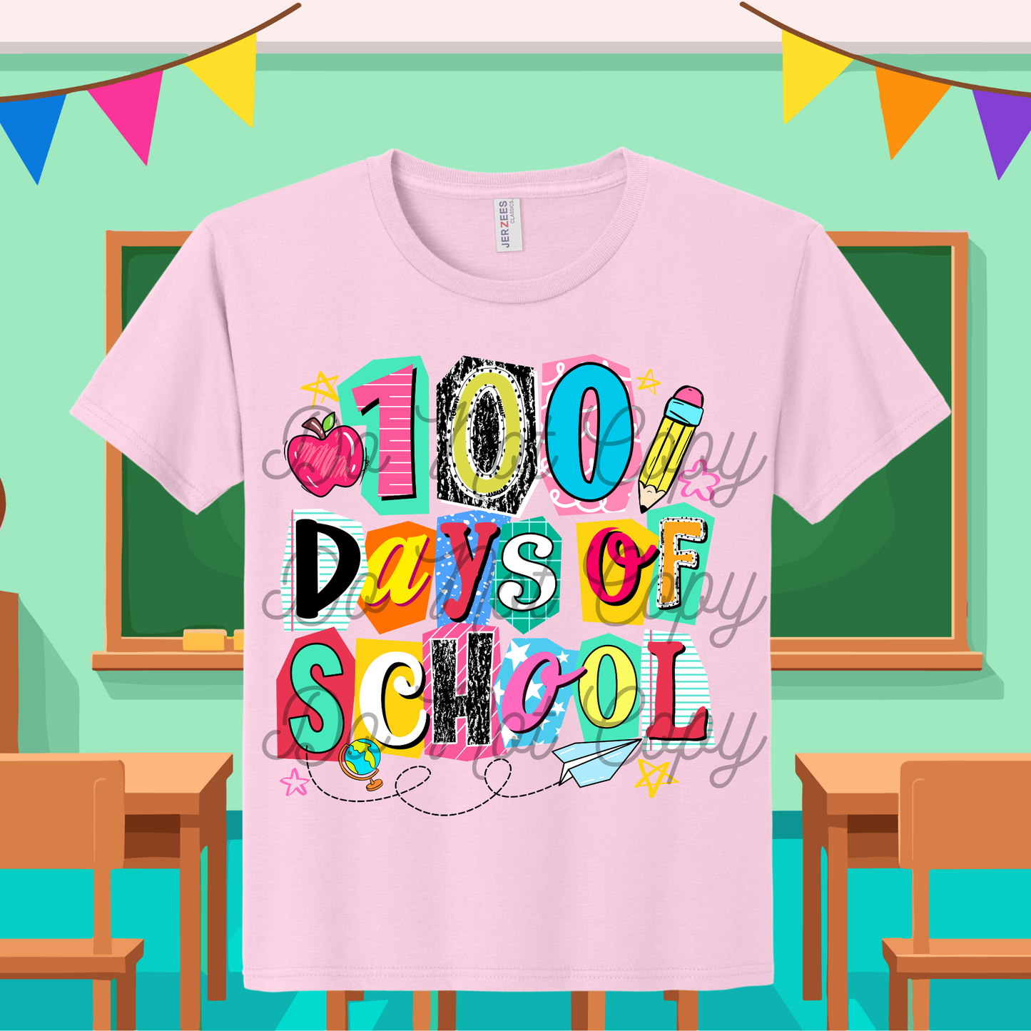 100 Days of School Fun Element Tee