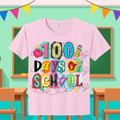100 Days of School Fun Element Tee