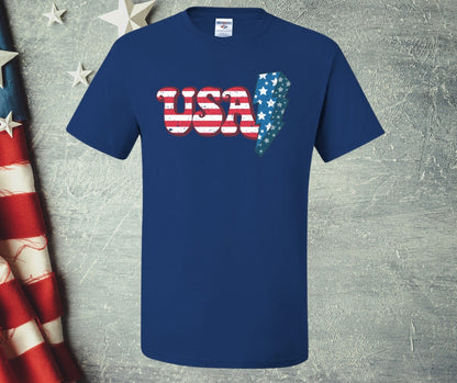 USA Lightning Bolt Graphic Tee