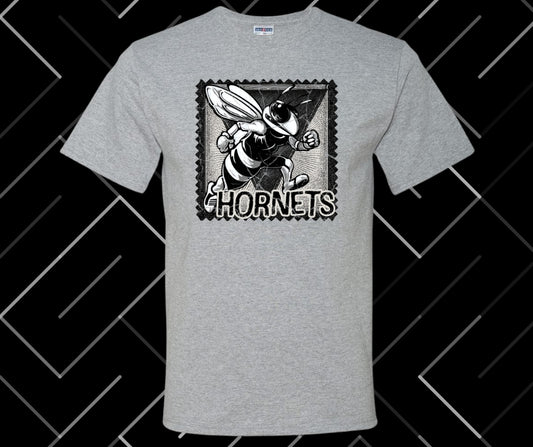 Hornets Stamp Graphic Tee & Sweatshirt