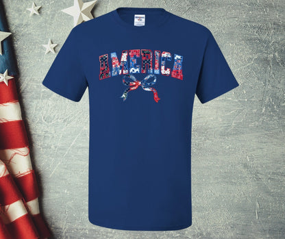 America Patchwork Graphic Tee