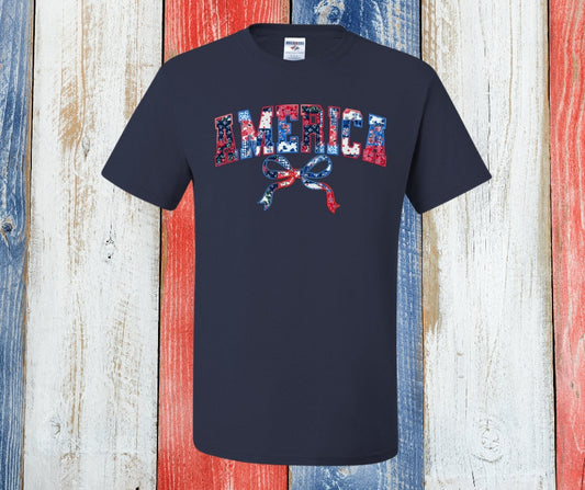 America Patchwork Graphic Tee
