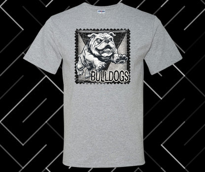 Bulldogs Stamp Graphic Tee & Sweatshirt