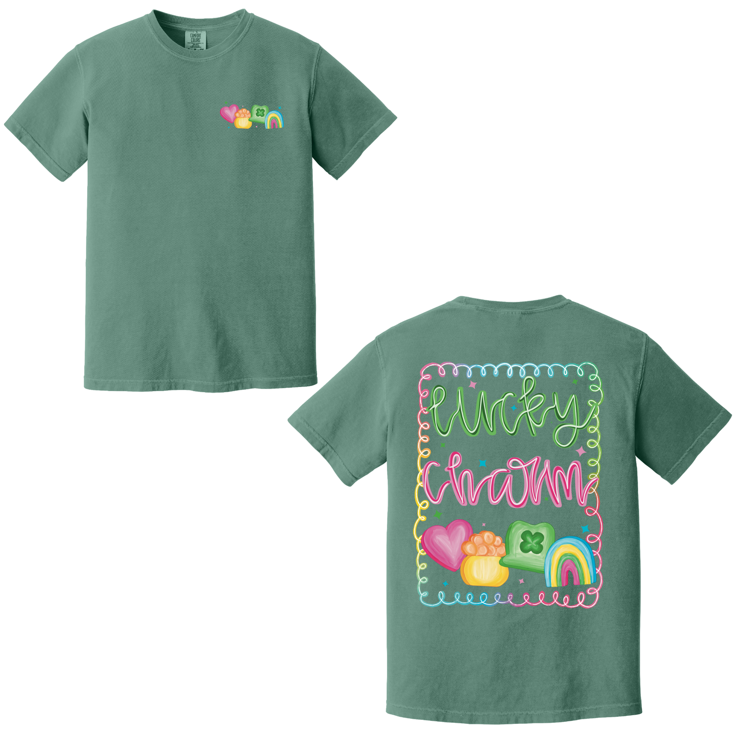Lucky Charm Front and Back Tee