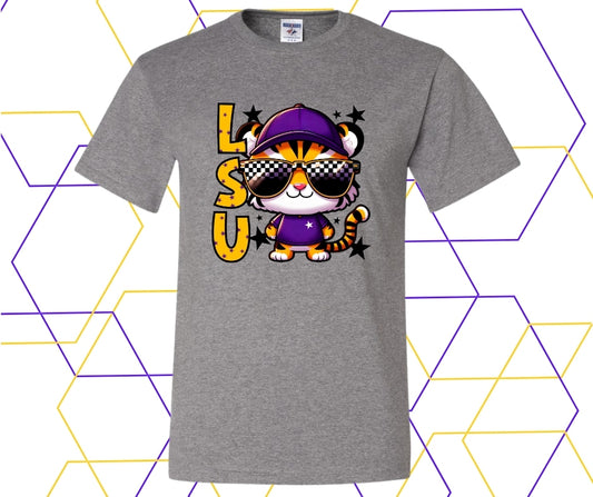 Tiger Cub (Purple & Gold) Graphic Tee