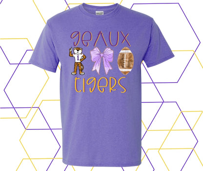 Geaux Tigers Football Graphic Tee