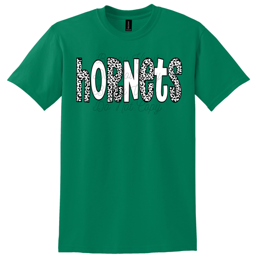Hornets Leopard Doodle Tee