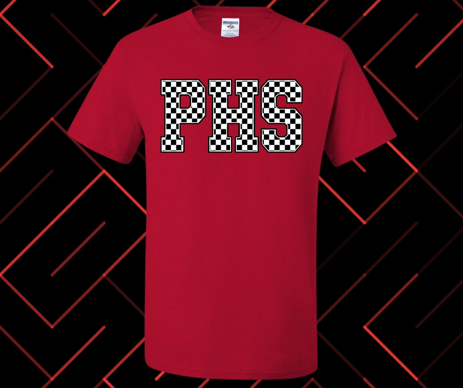 PHS (Pickering) Checker Graphic Tee