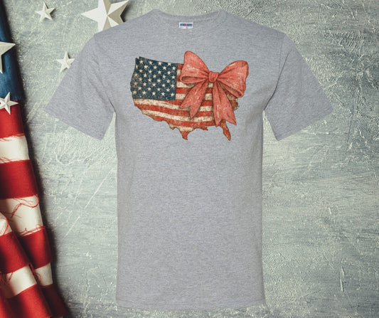 USA Bow Graphic Tee