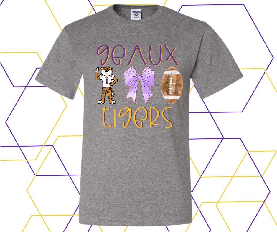 Geaux Tigers Football Graphic Tee