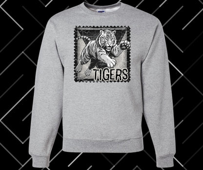 Tiger Stamp Graphic Tee & Sweatshirt