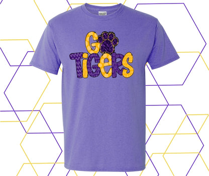 Go Tigers Chevron Graphic Tee