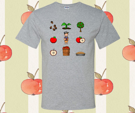 Johnny Appleseed Collage Graphic Tee