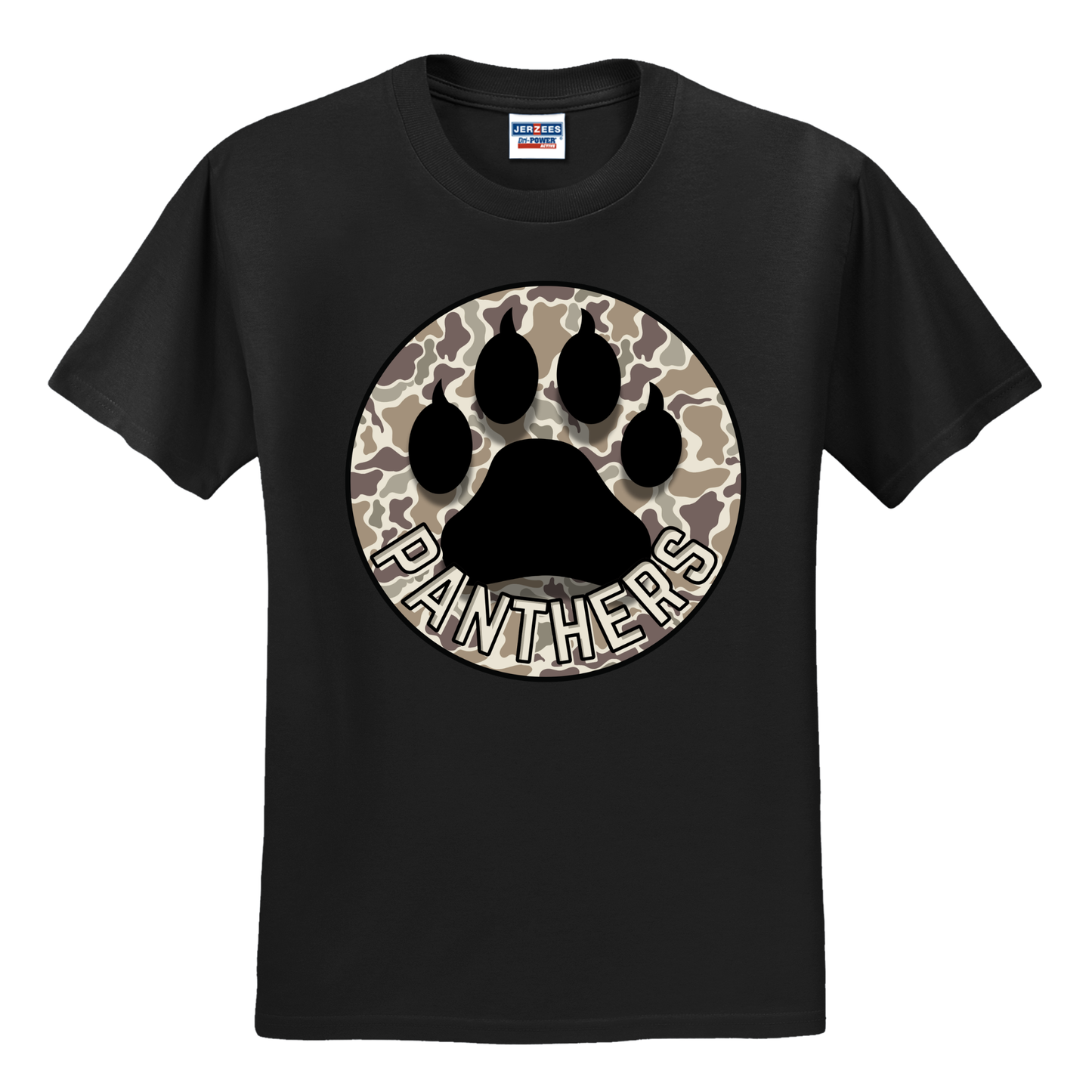 Camo Paw Circle