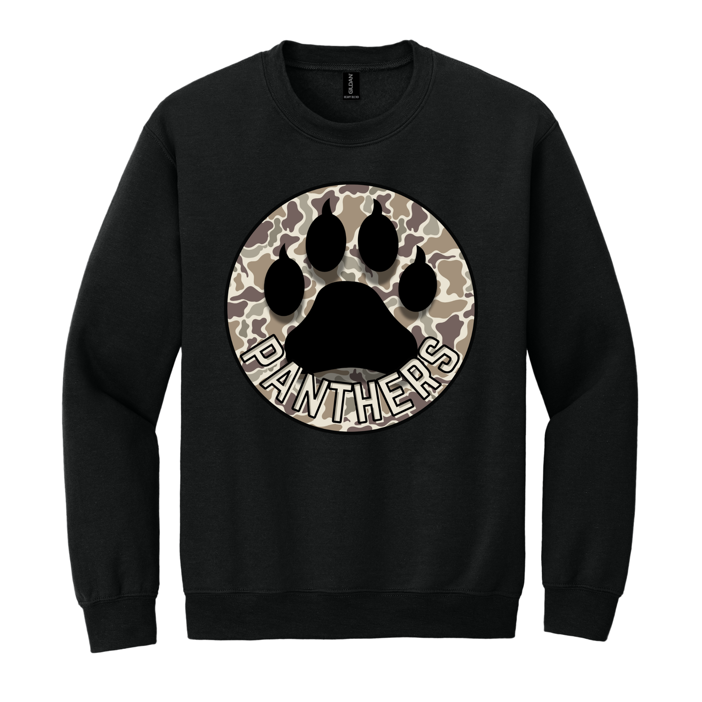 Camo Paw Circle