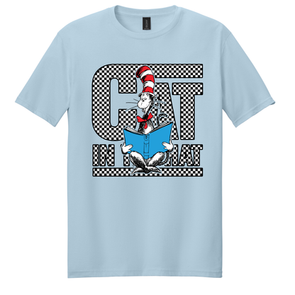 Checkered Cat In The Hat Tee