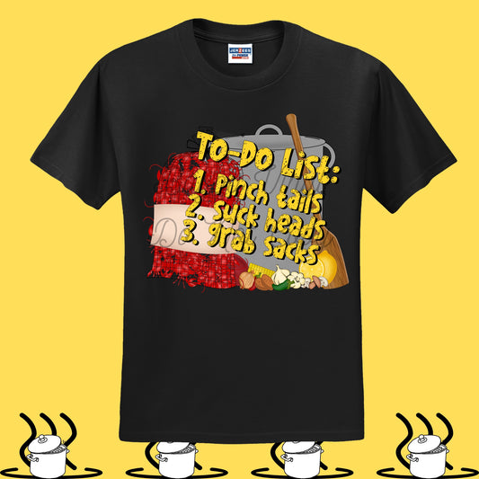 Crawfish To Do List Tee
