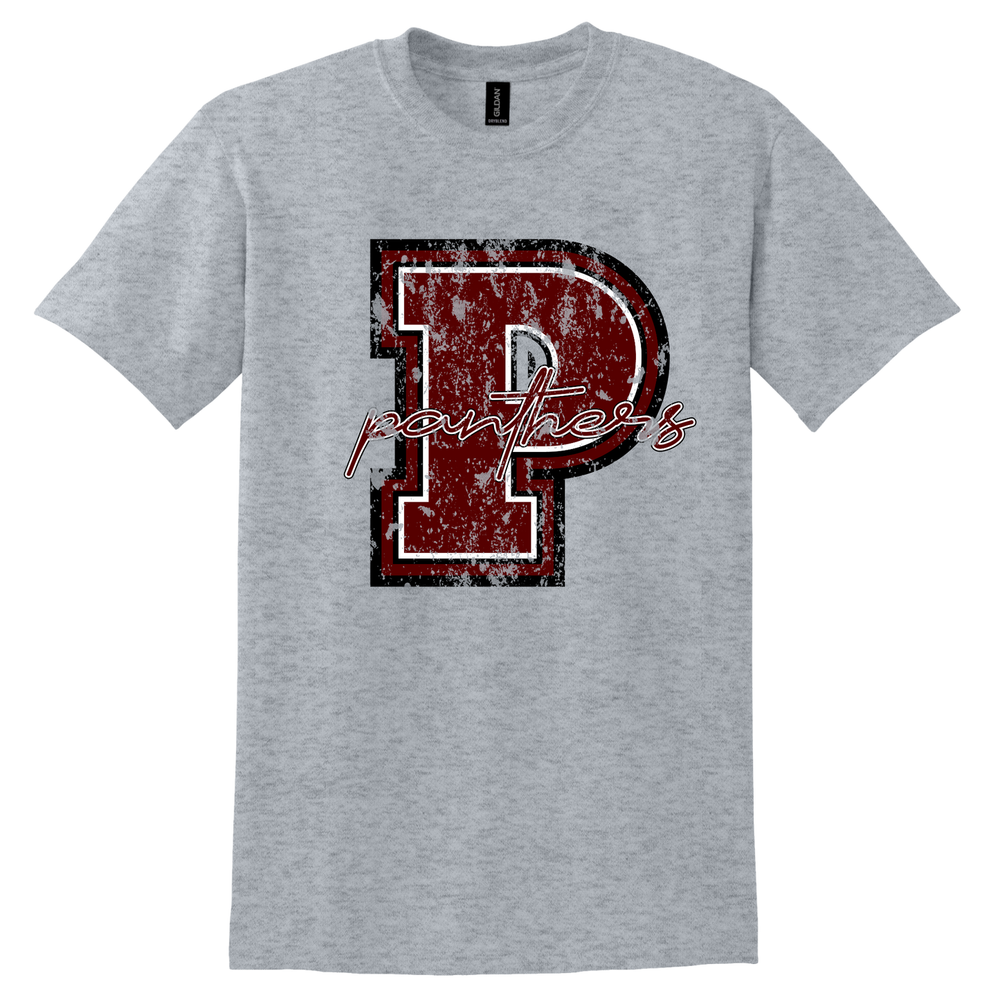 Distressed Panthers P Spirit Tee