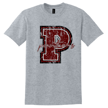 Distressed Panthers P Spirit Tee