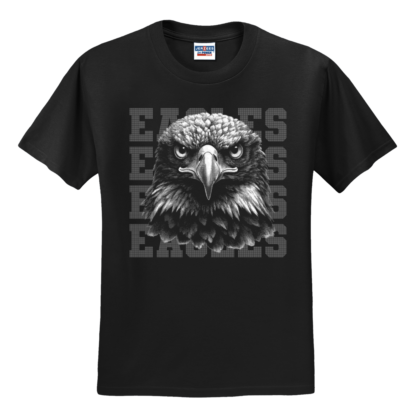 Halftone Mascot Eagles