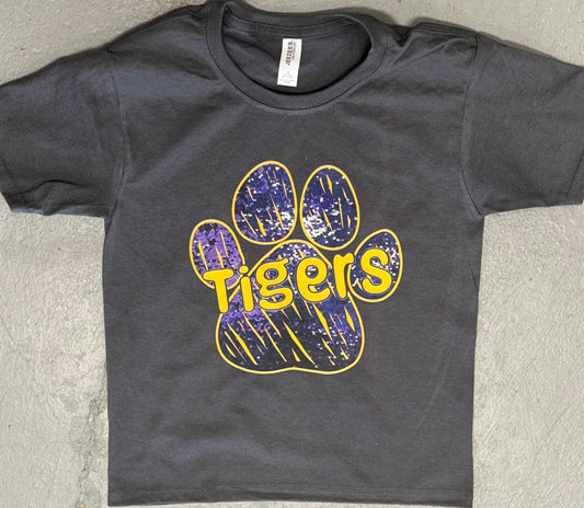 Purple and Gold Tiger Paw