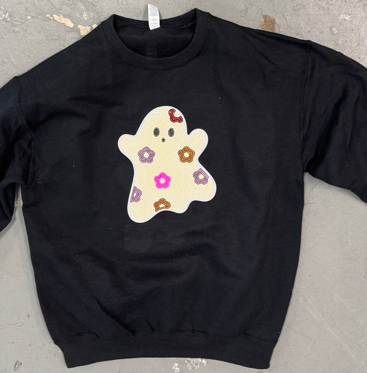 Floral Sequin Ghost