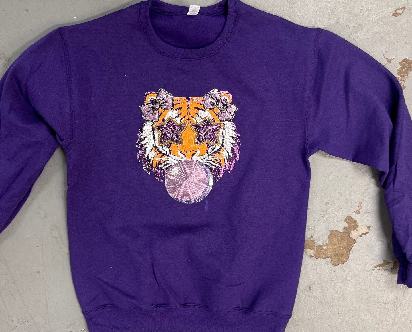 Sequin Girly Bubble Tiger