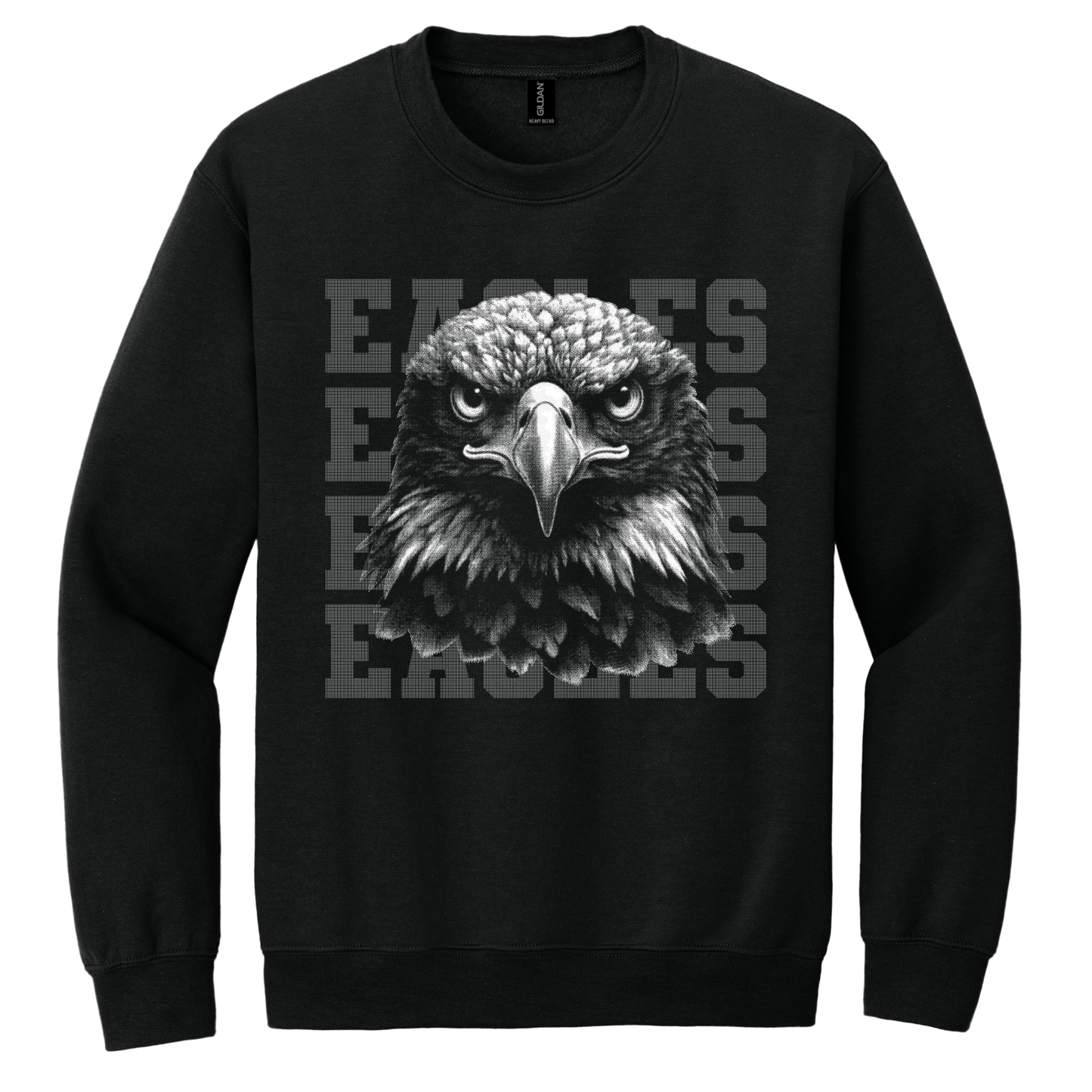 Halftone Mascot Eagles