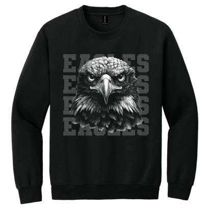 Halftone Mascot Eagles