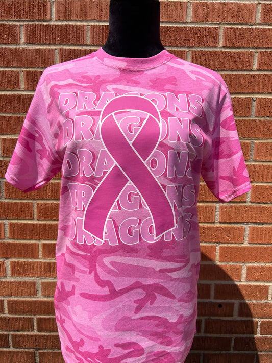 Dragons BC Pink Camo Graphic Tee