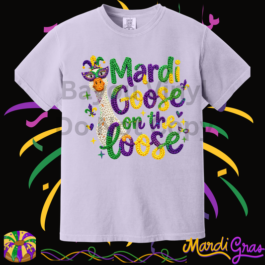 Faux Yarn Loose as a Goose Tee