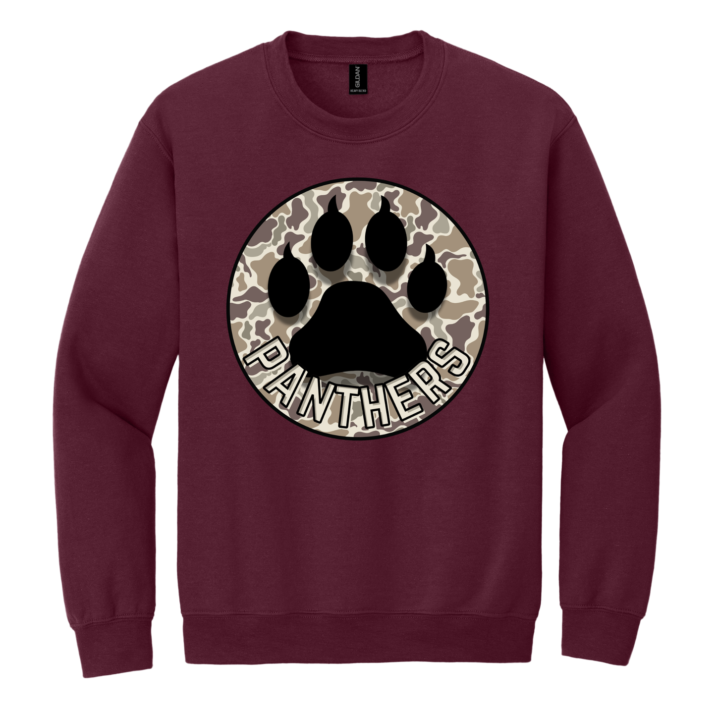 Camo Paw Circle