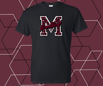 Leopard Varsity M Panthers Graphic Tee