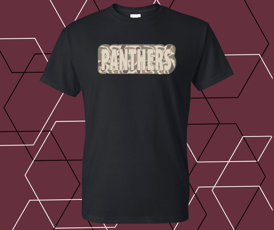Panthers Bubble Camo Graphic Tee