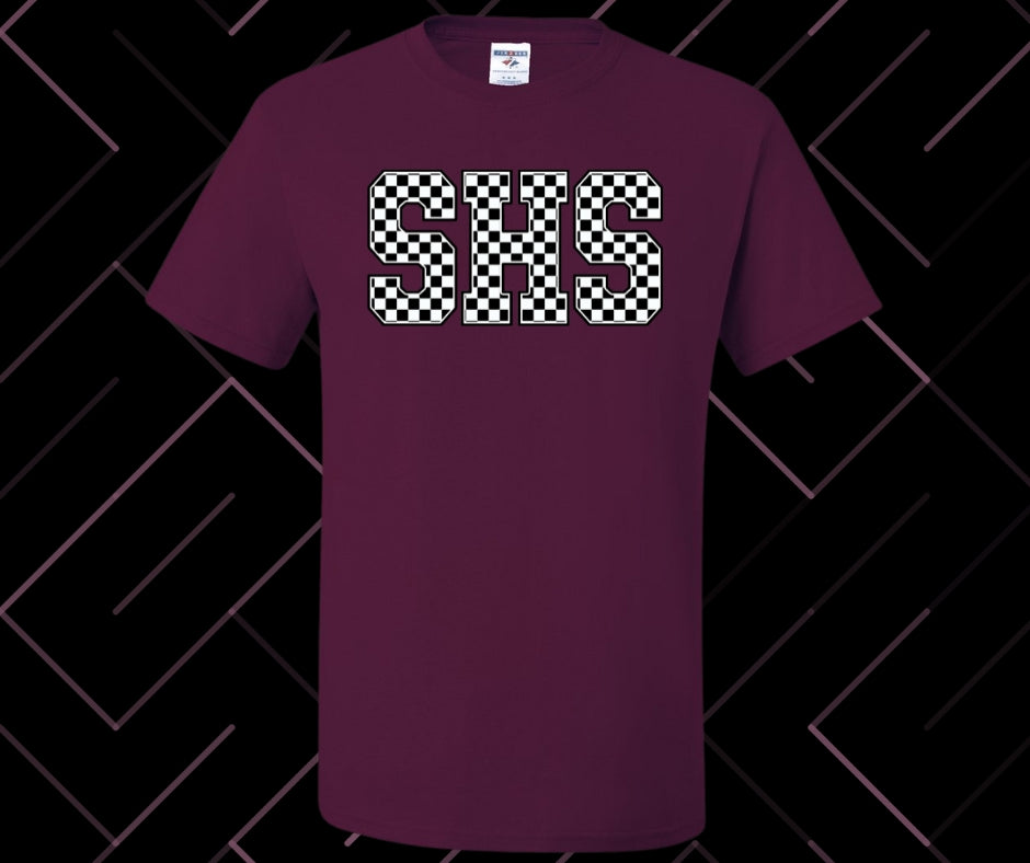 SHS (Simpson) Checker Graphic Tee