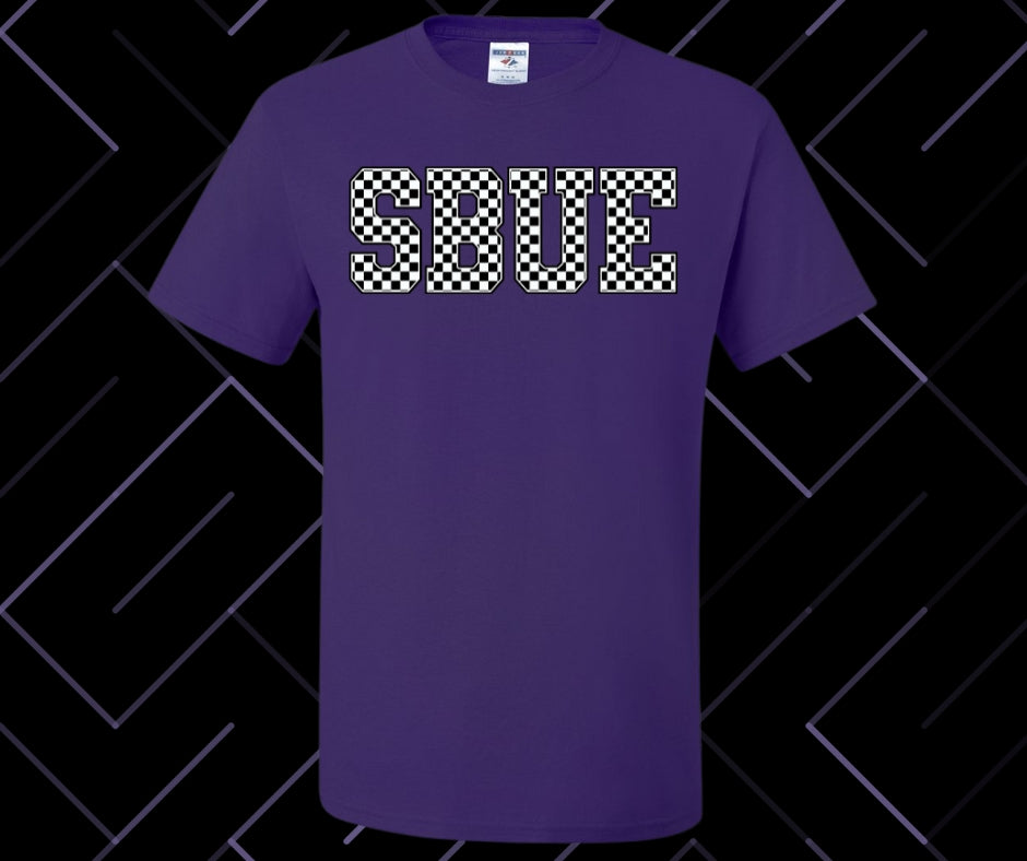 SBUE (South Beau) Checker Graphic Tee