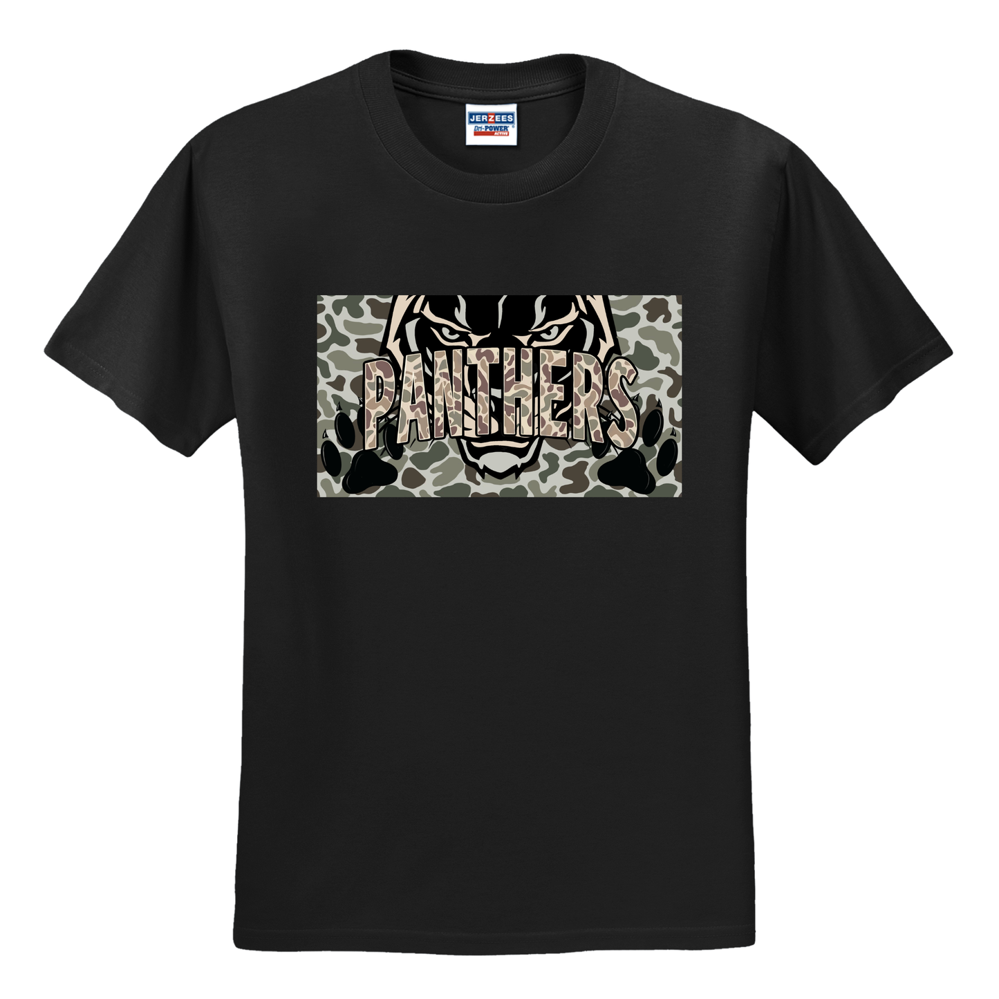 Panther Camo Spirit Block Tees