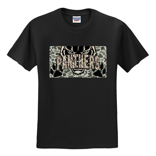 Panther Camo Spirit Block Tees