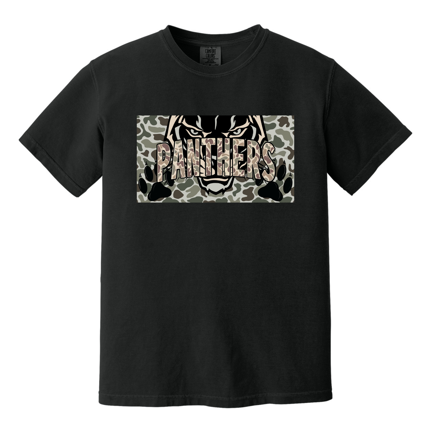 Panther Camo Spirit Block Tees