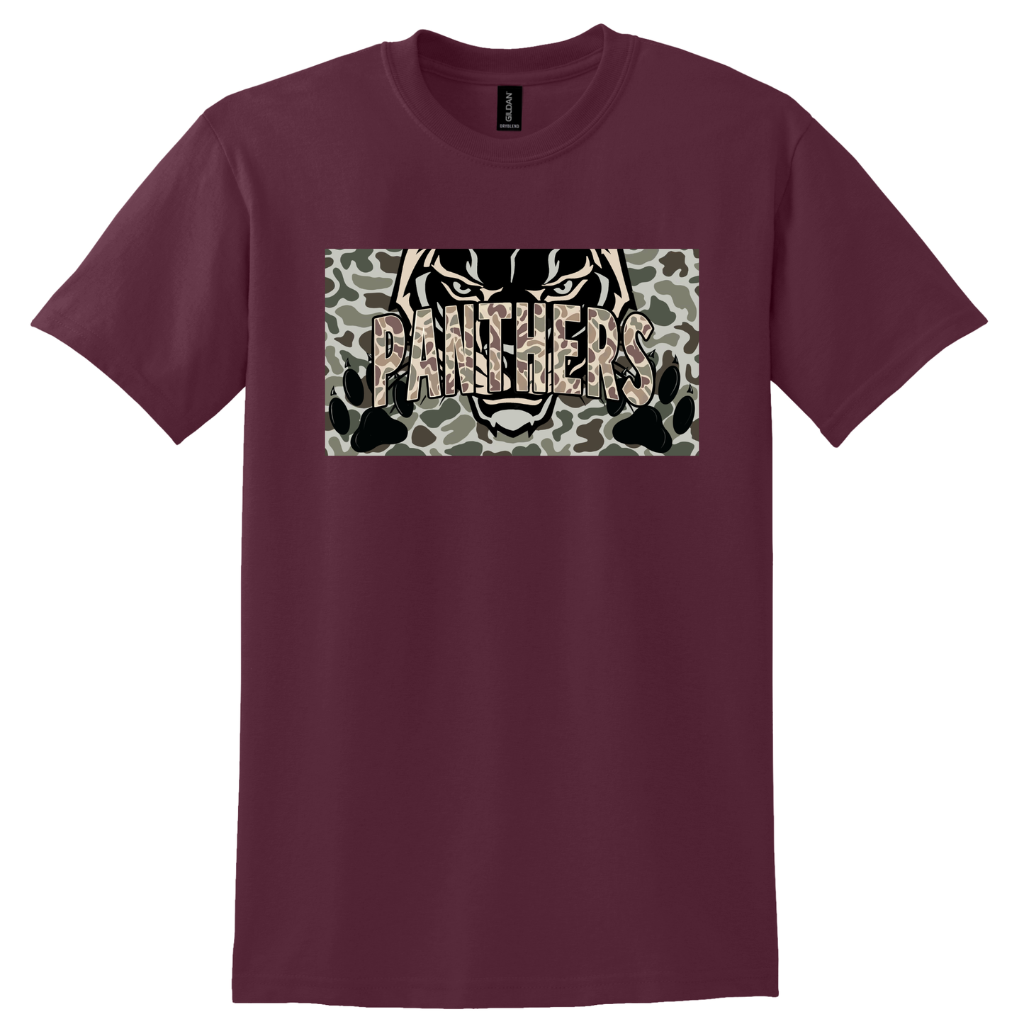 Panther Camo Spirit Block Tees